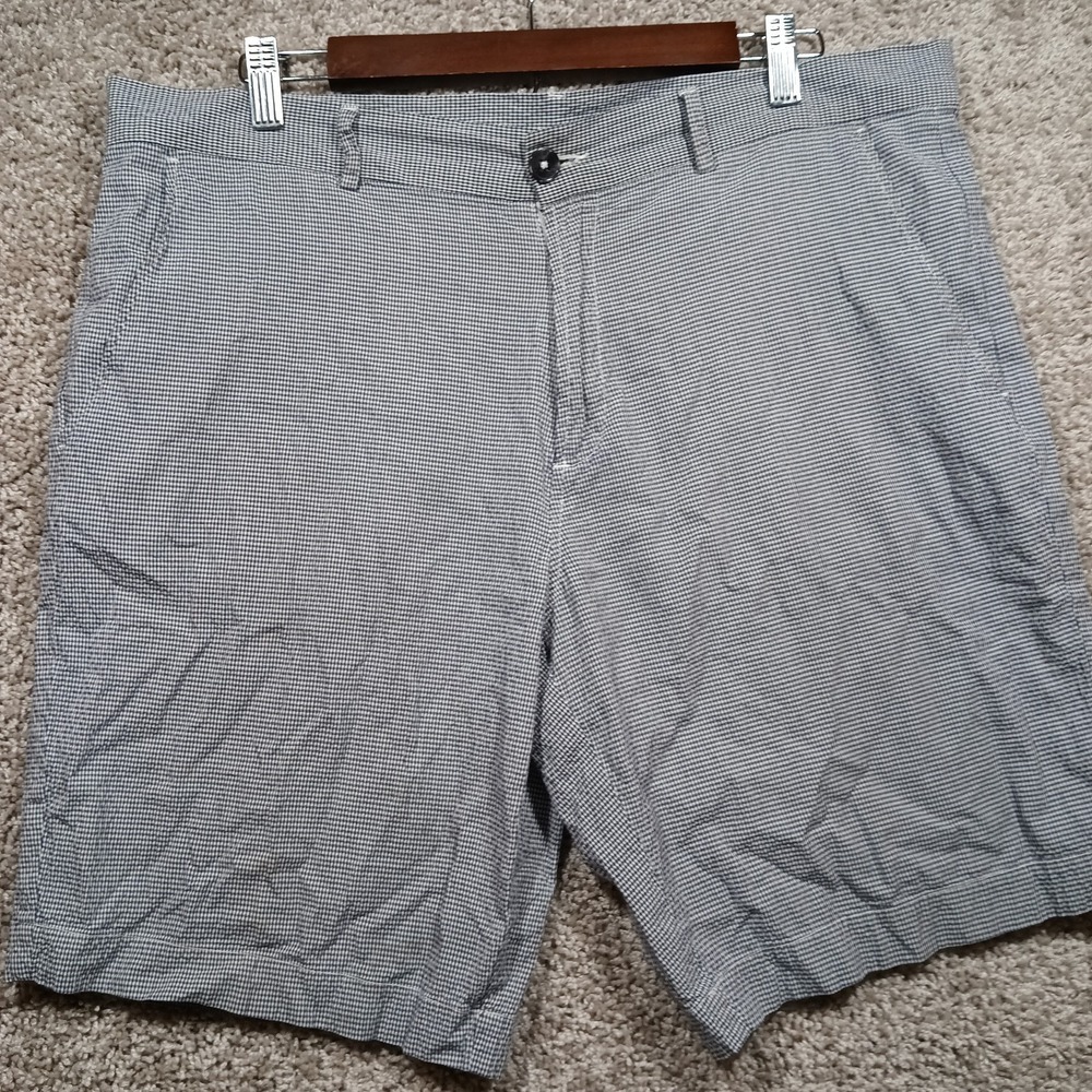 Vintage Lacoste Gingham Plaid Shorts Men's Size 36 Preppy Casual Chino Shorts